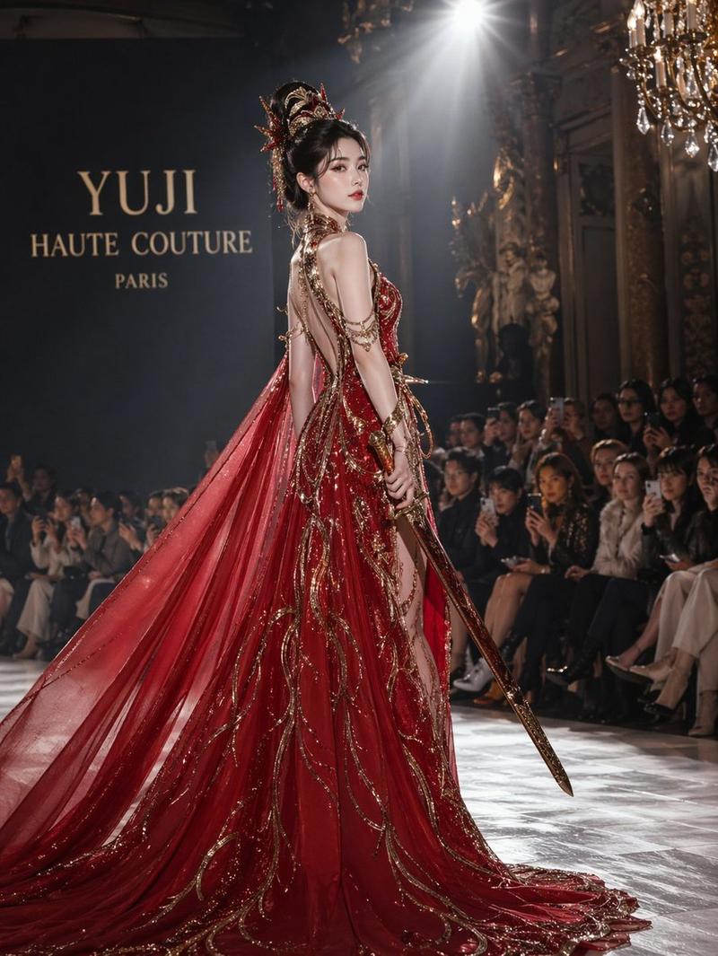 Yu Ji haute couture runway: GPT Image 2 prompt