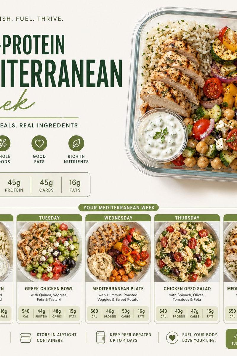 Meal prep wellness poster: GPT Image 2 prompt