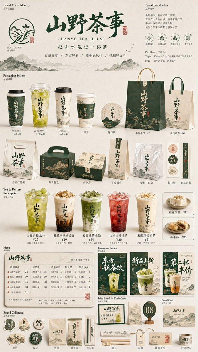 Restaurant brand mockup matrix: GPT Image 2 prompt