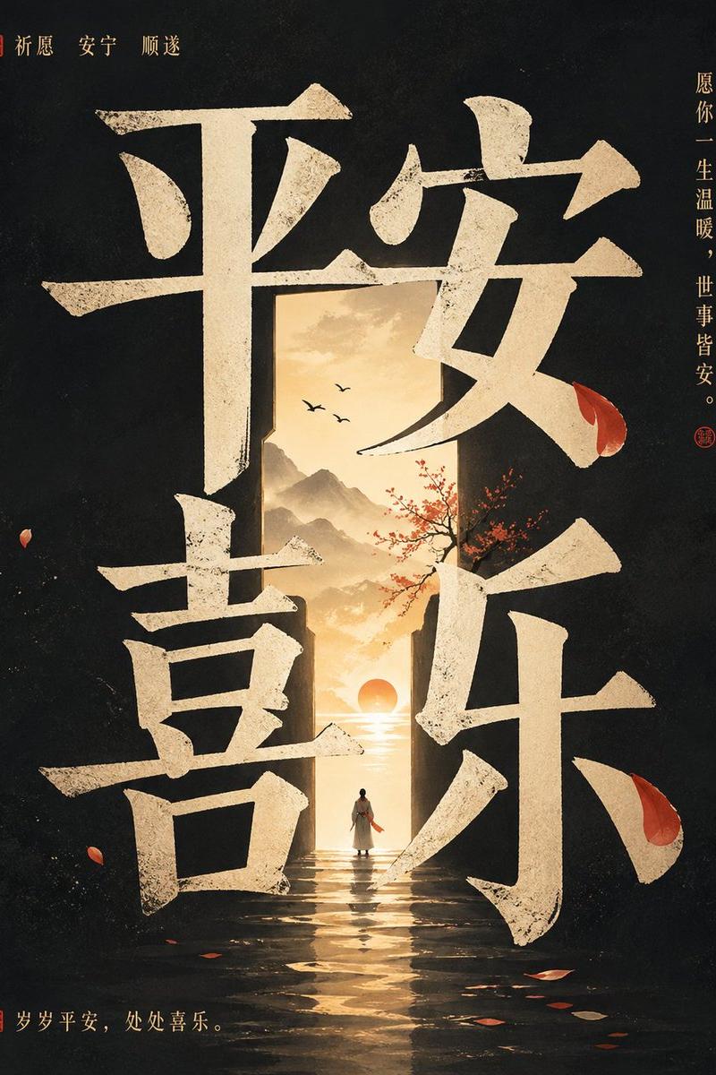 Conceptual Chinese typography poster: GPT Image 2 prompt
