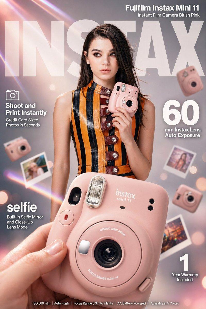Instax Mini 11 ecommerce ad: GPT Image 2 prompt