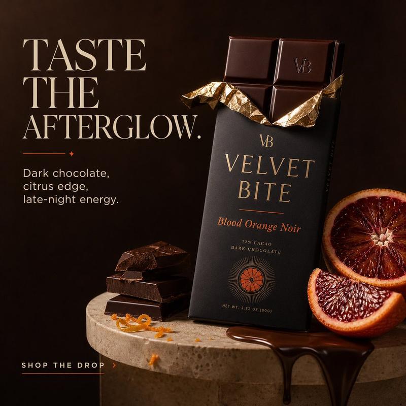 Velvet Bite chocolate luxury ad: GPT Image 2 prompt