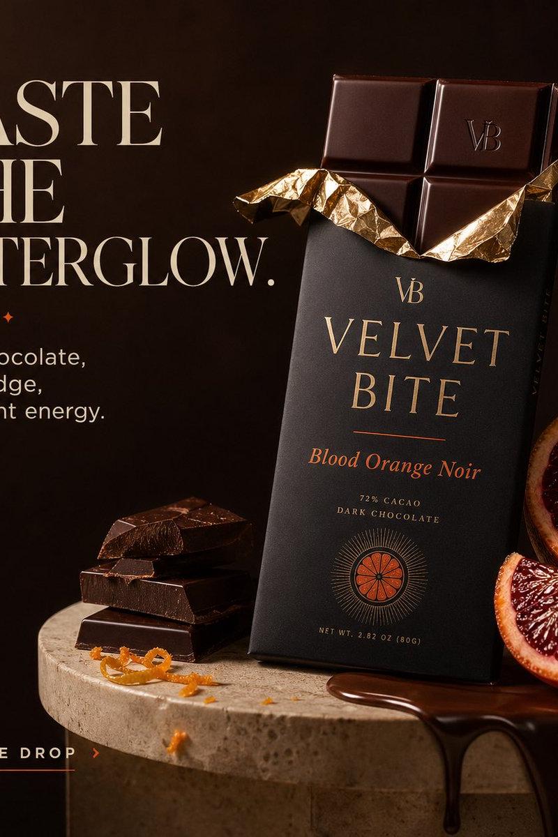 Velvet Bite chocolate luxury ad: GPT Image 2 prompt