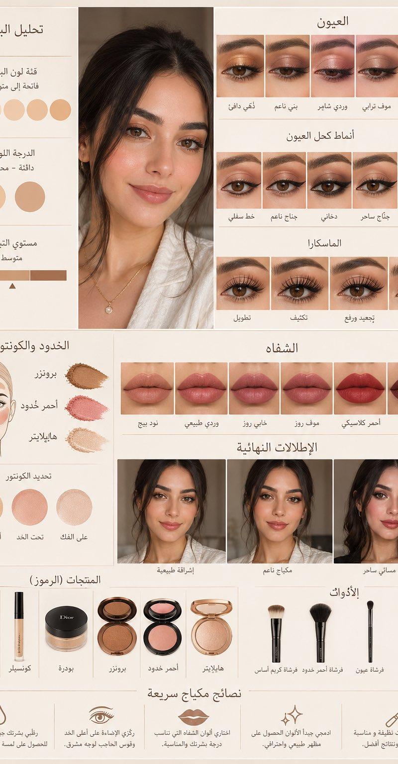 Luxury makeup analysis board: GPT Image 2 prompt