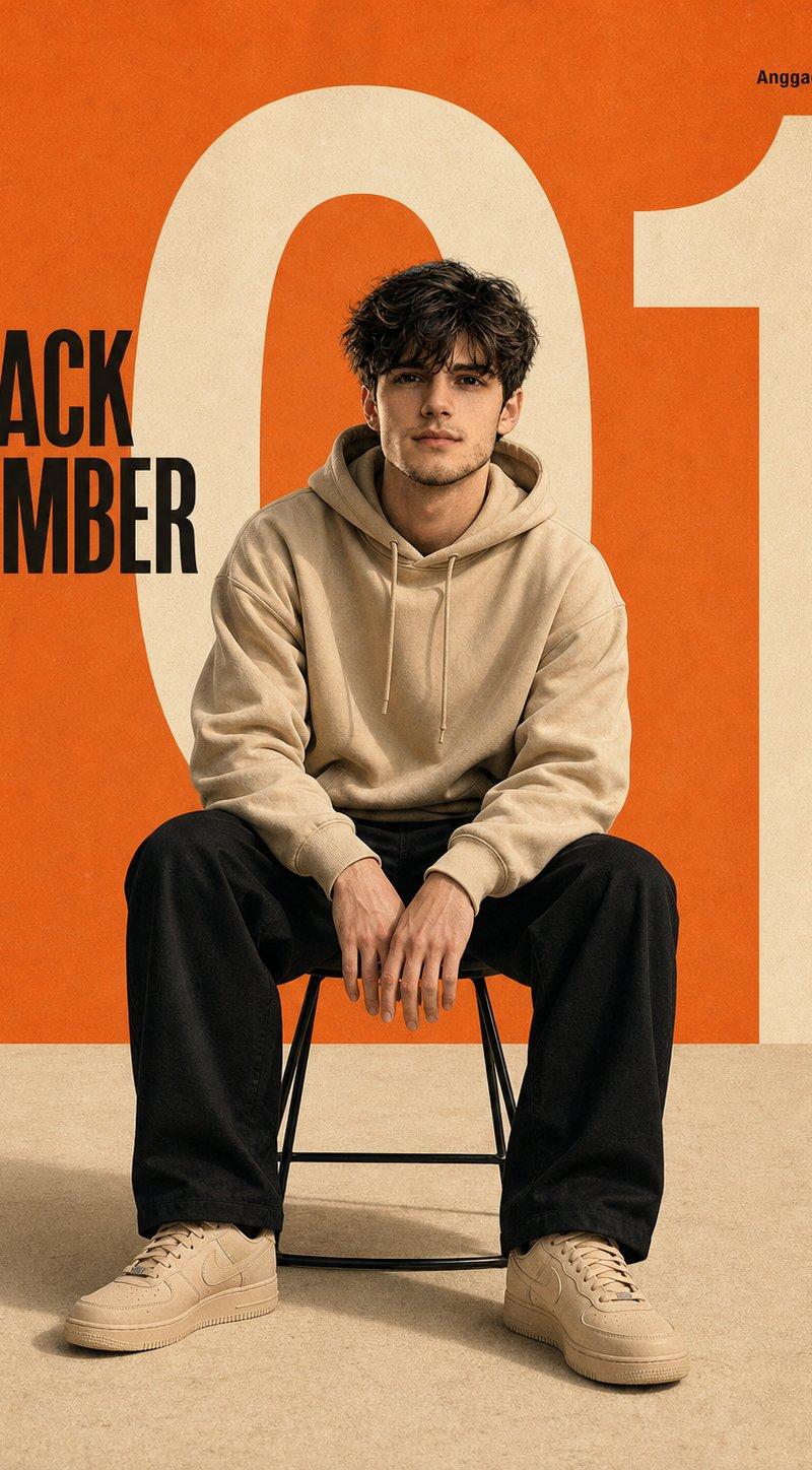 Asian man beige hoodie editorial: GPT Image 2 prompt