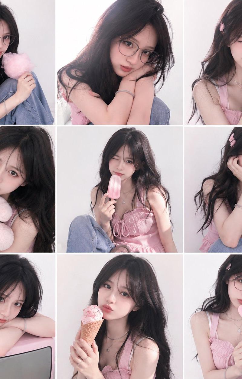 Y2K Korean soft-girl 3x3 photo grid: GPT Image 2 prompt