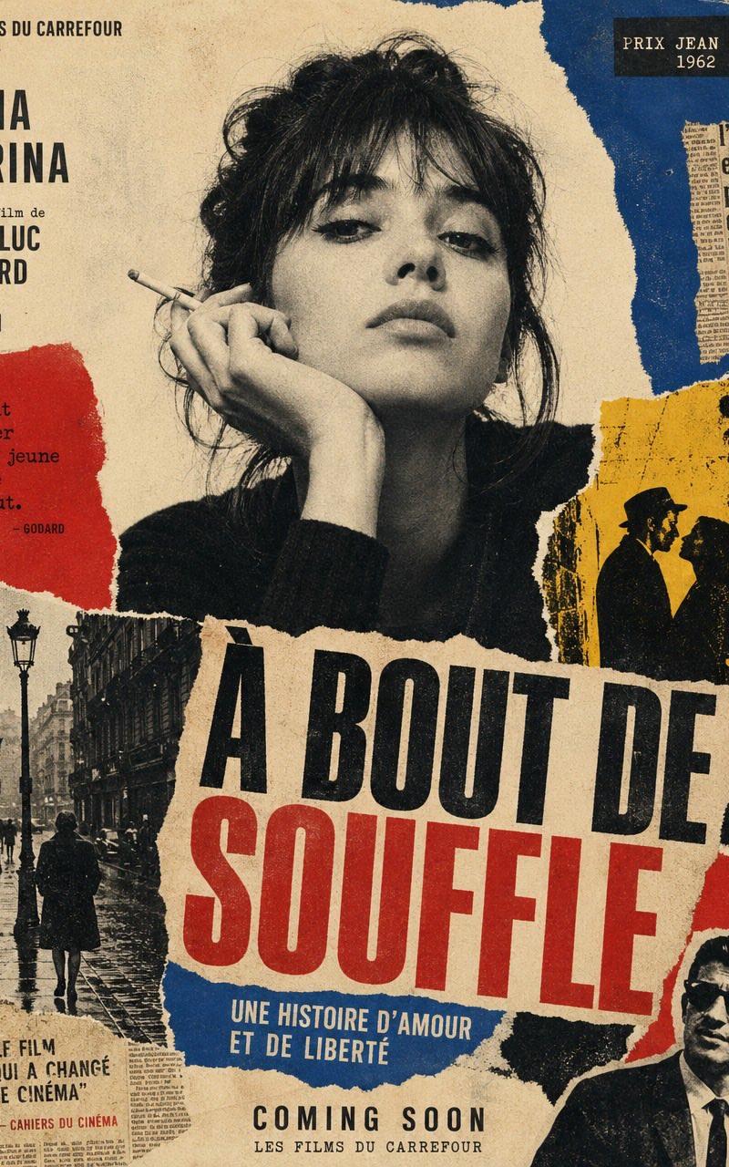 Vintage French New Wave movie poster: GPT Image 2 prompt