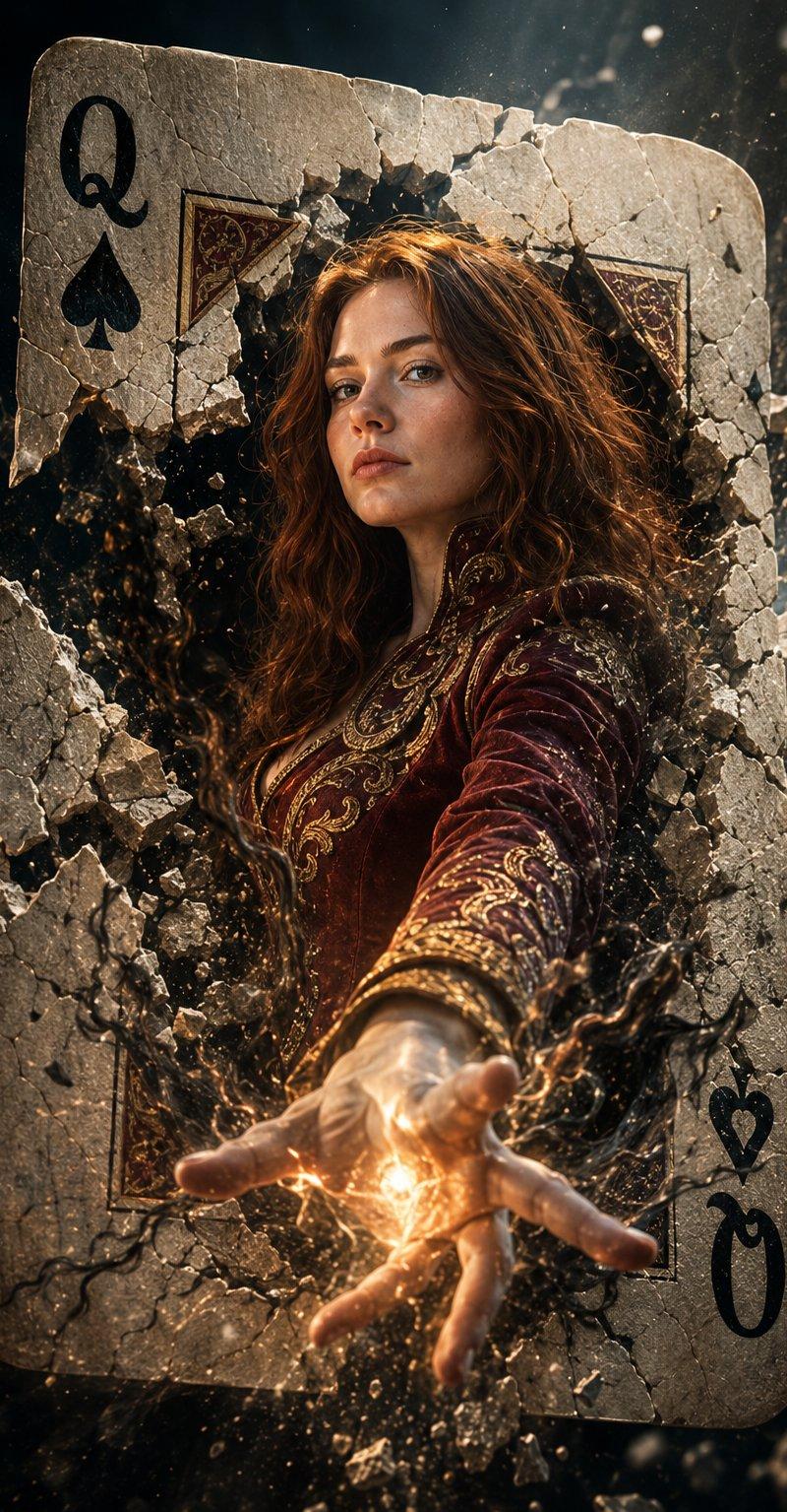 Queen of Spades sorcerer movie poster: GPT Image 2 prompt
