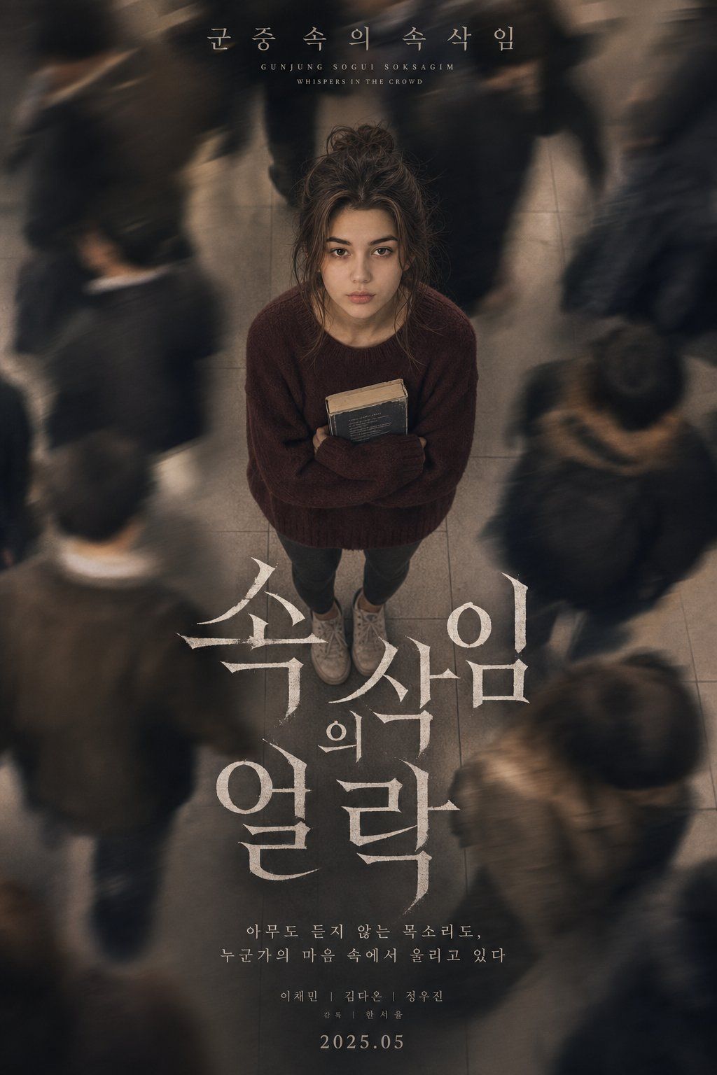 Korean K-drama subway crowd poster portrait: GPT Image 2 prompt
