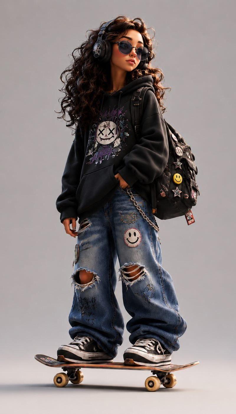 Pixar Spider-Verse skater character: GPT Image 2 prompt