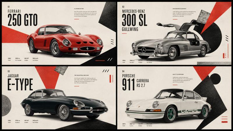 Classic cars constructivist editorial poster: GPT Image 2 prompt