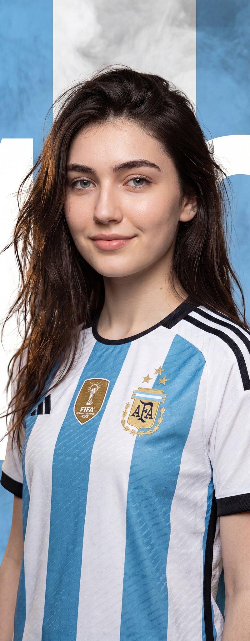 Argentina soccer player sports poster: GPT Image 2 prompt