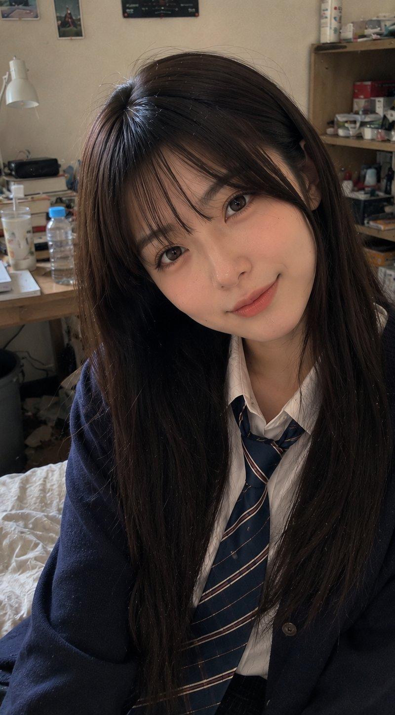 Cozy bedroom snapshot of japanese student: GPT Image 2 prompt