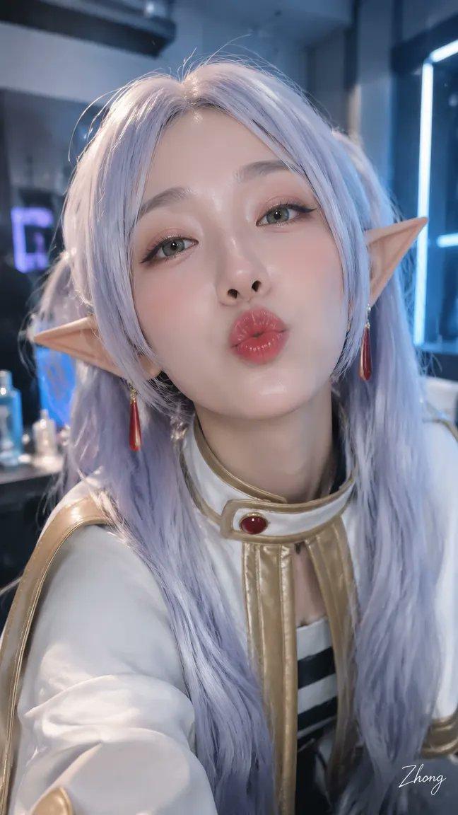 Kiss-face character portrait template: GPT Image 2 prompt