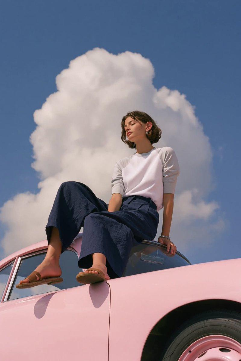 Pastel Porsche fashion photo: GPT Image 2 prompt