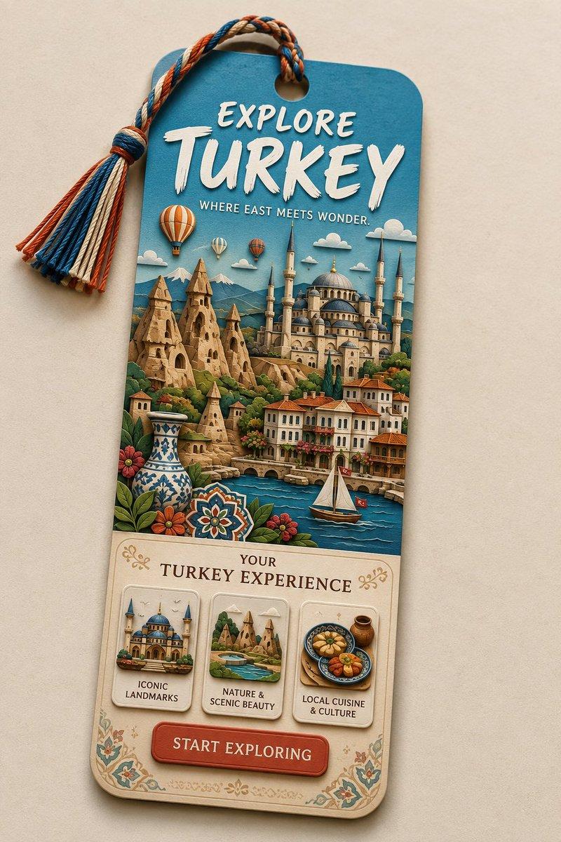 Papercraft travel bookmark: GPT Image 2 prompt