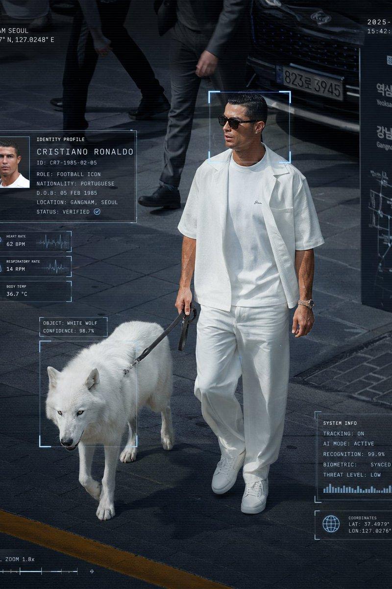 Cybercore Gangnam fashion HUD: GPT Image 2 prompt