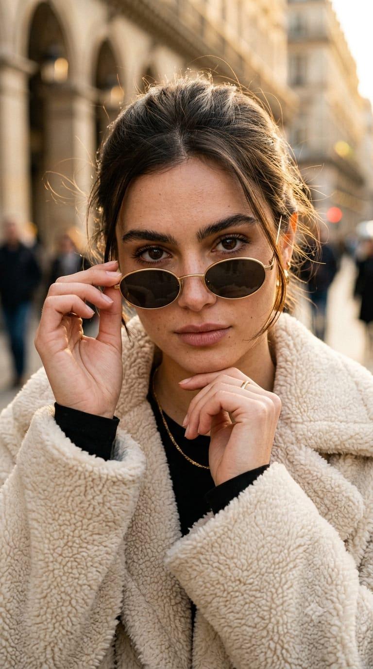 Luxury sunglasses fashion portrait: GPT Image 2 prompt