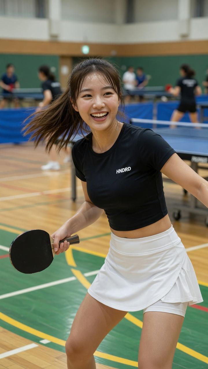 Table tennis sports portrait: GPT Image 2 prompt
