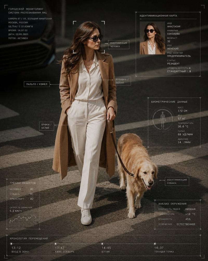 Cyber-core street HUD portrait: GPT Image 2 prompt