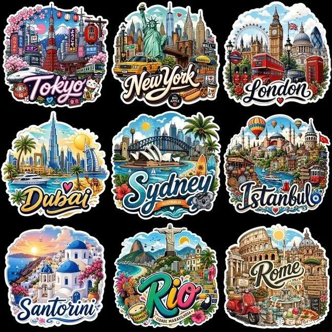 Travel sticker sheet design: GPT Image 2 prompt