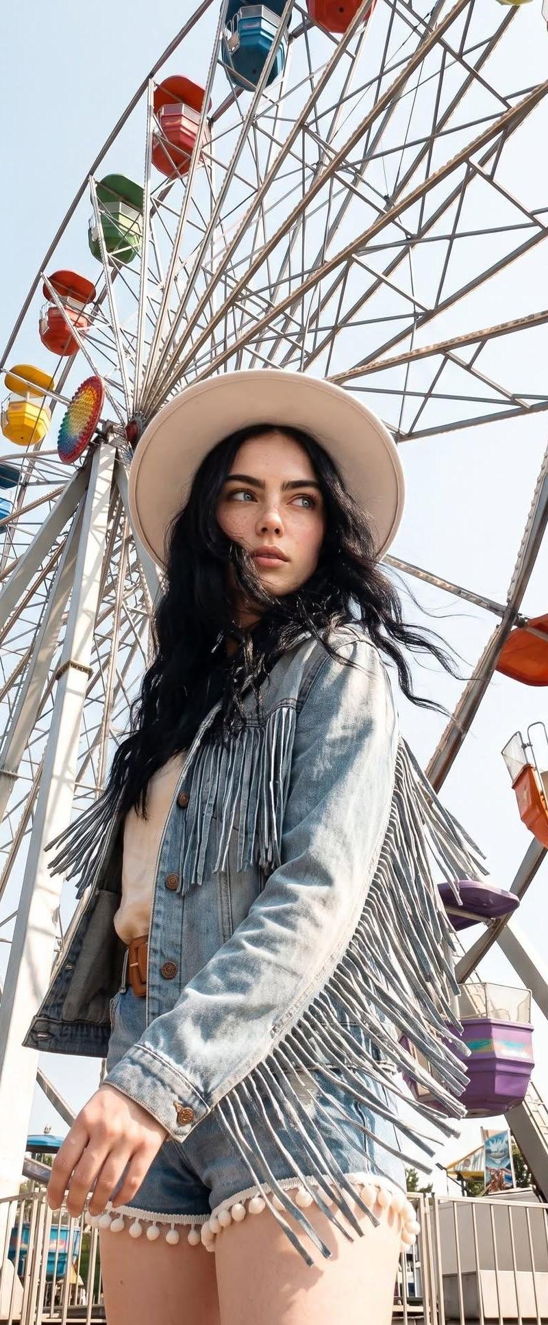 Ferris wheel boho summer photo: GPT Image 2 prompt