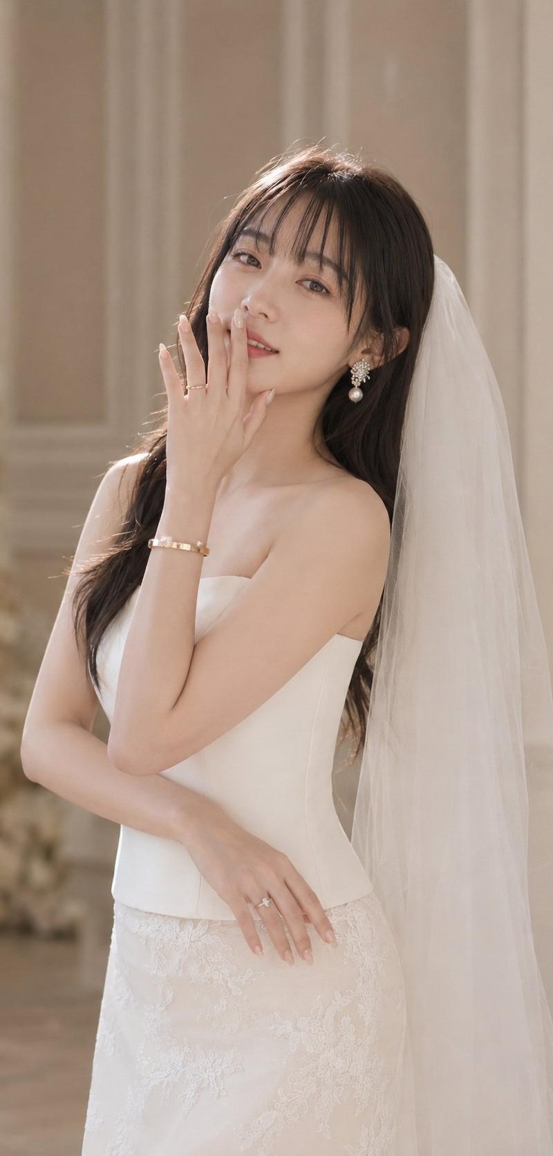Ivory bridal veil portrait: GPT Image 2 prompt