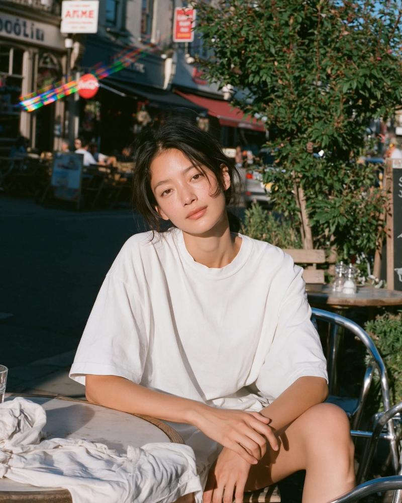 Sunlit cafe terrace film portrait: GPT Image 2 prompt