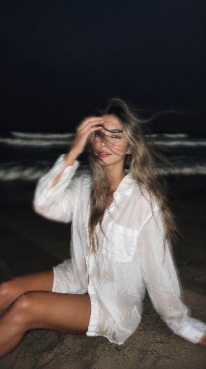 Night beach flash smartphone photo: GPT Image 2 prompt
