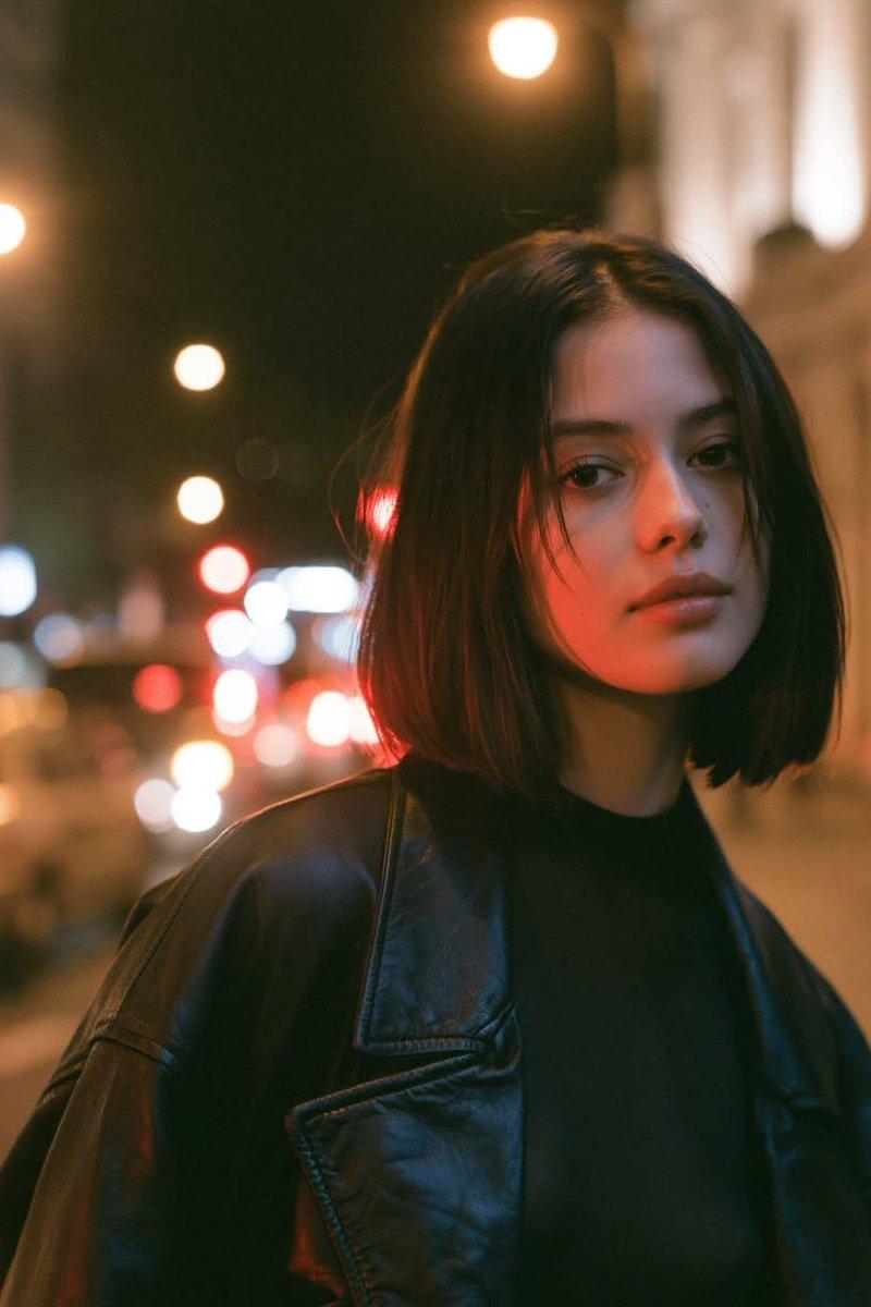 Cinematic night street portrait: GPT Image 2 prompt