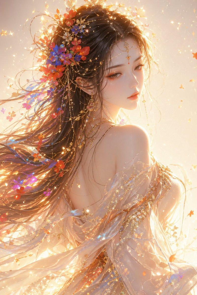 Eastern fantasy half-body portrait: GPT Image 2 prompt