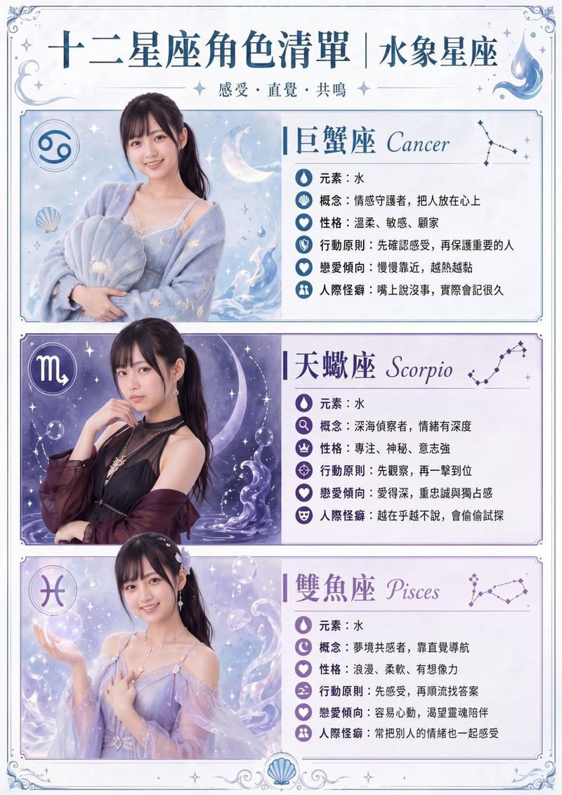 Chinese zodiac water signs: GPT Image 2 prompt