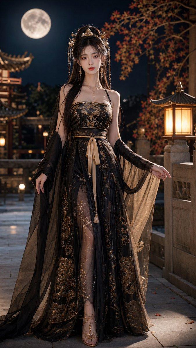 18 岁美女的唐制汉服写真