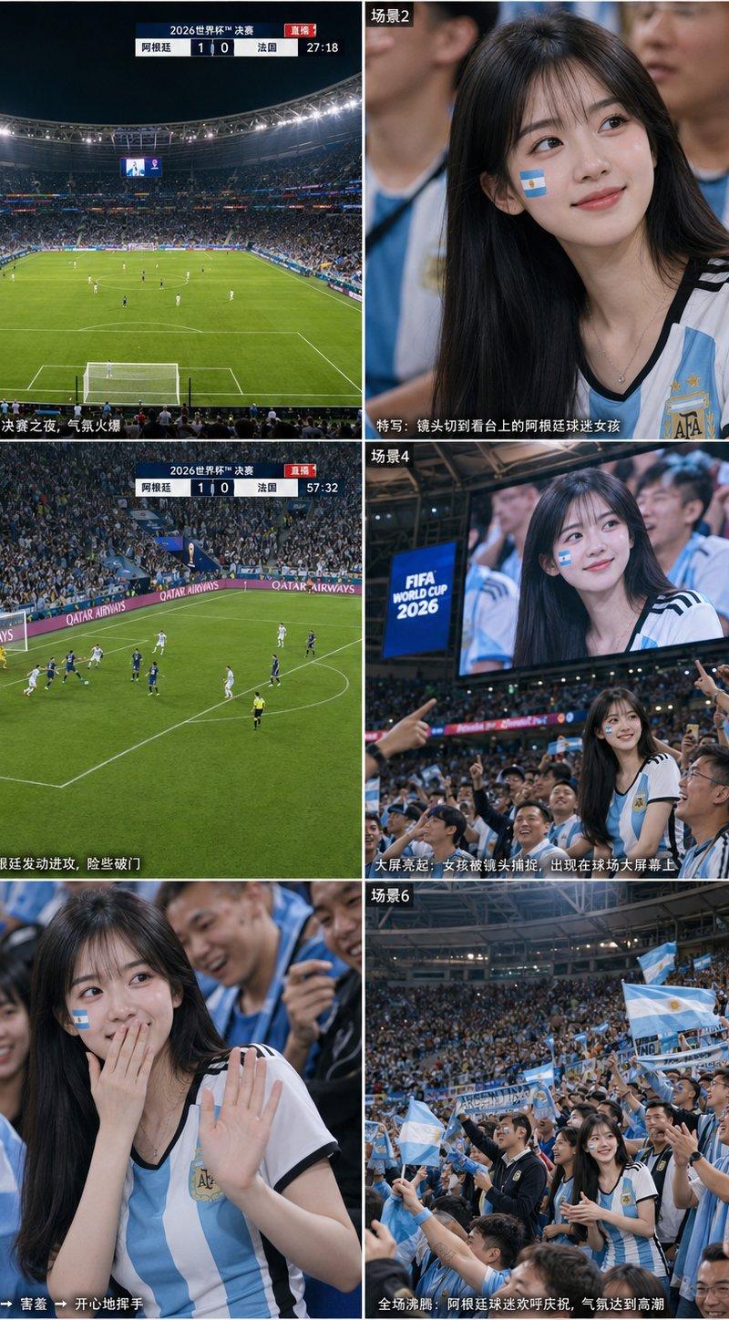 2026世界杯阿根廷女球迷故事板