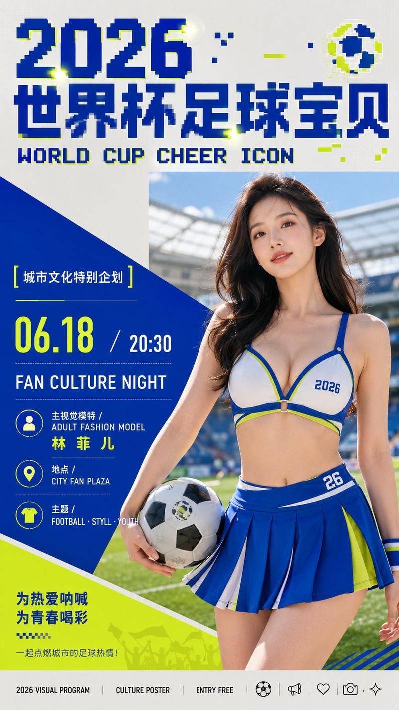 2026世界杯足球宝贝文化海报视觉
