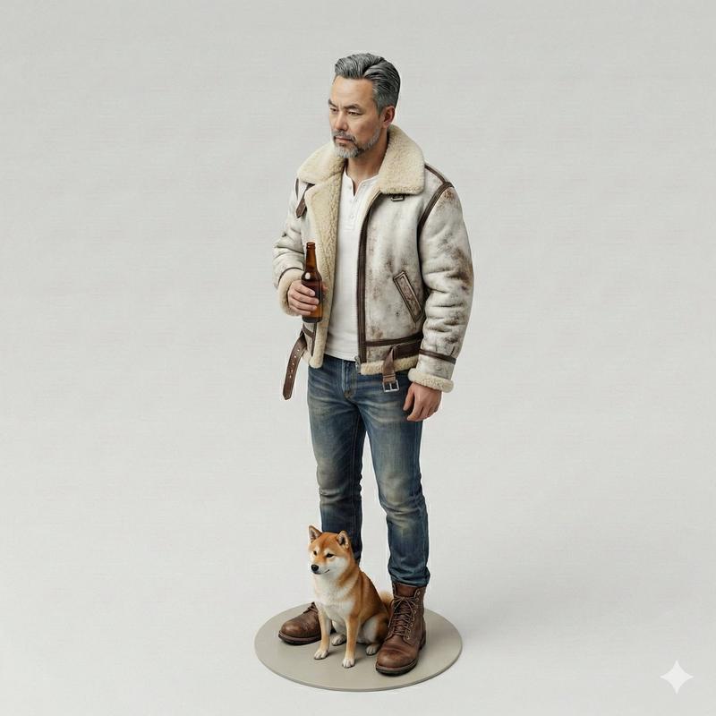 4K超高清写实等距微缩人物模型