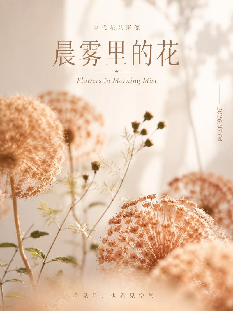高级审美植物艺术海报