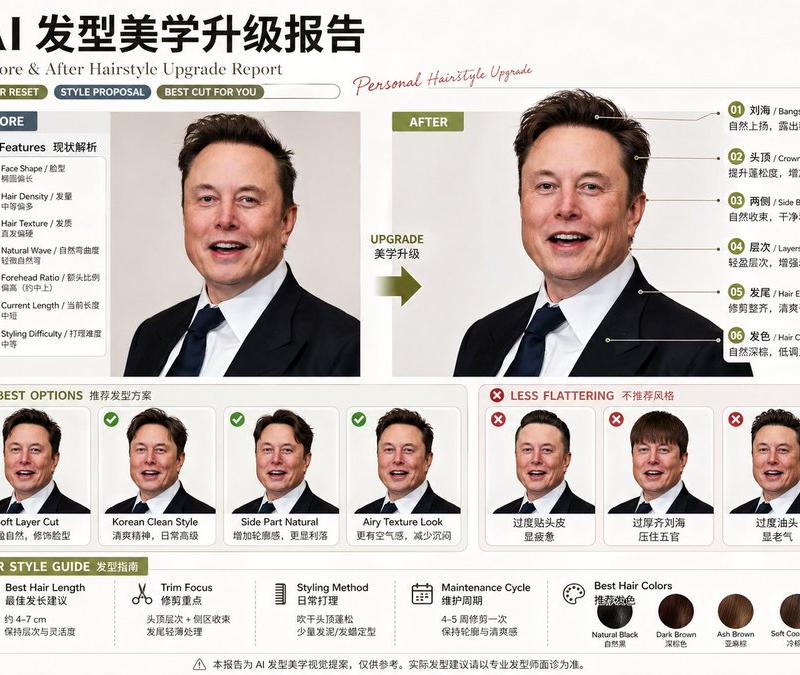 AI 五官美学升级报告要求