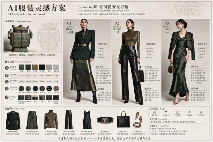 AI服装穿搭灵感方案