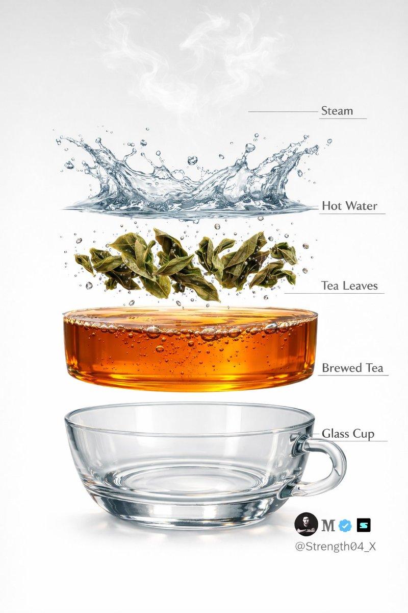 晶莹剔透的琥珀茶汤微距摄影