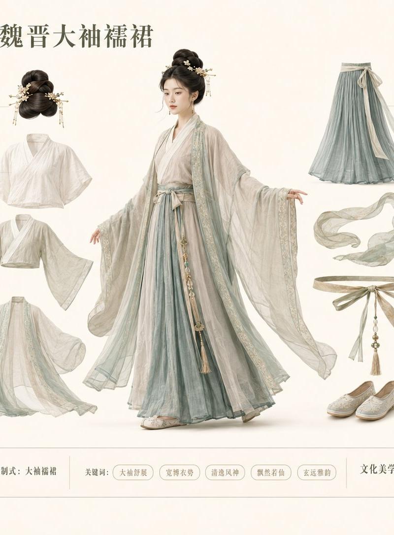 苹果风魏晋汉服层级结构图鉴