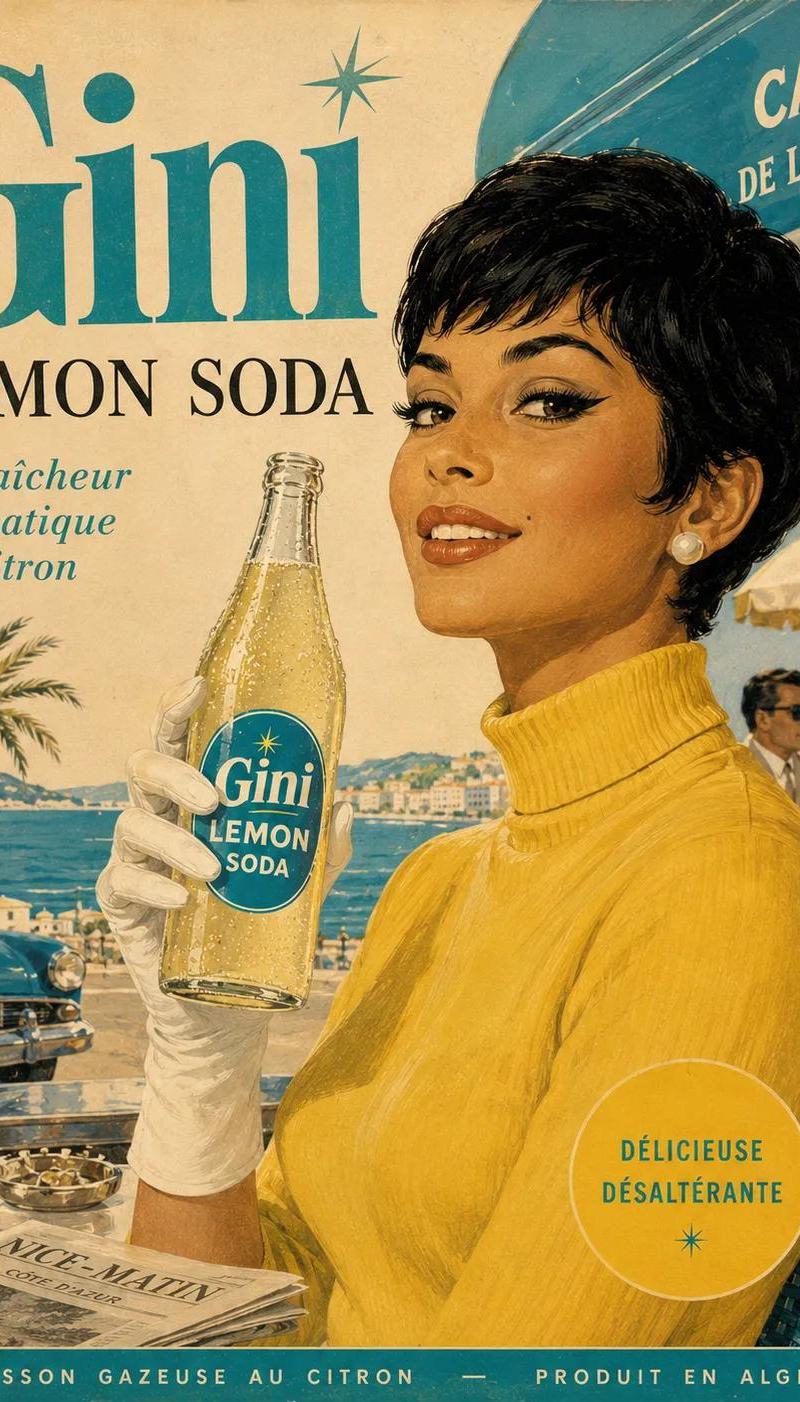 60年代美式复古广告海报