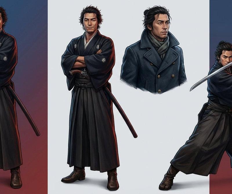 幕末武士特工团绝密档案插画