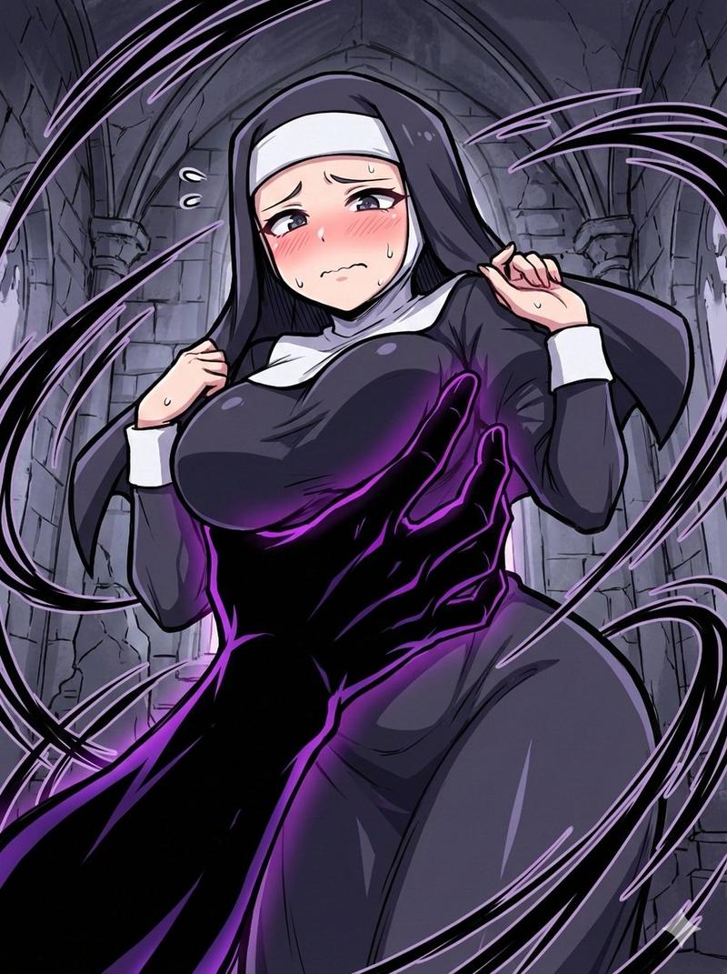 皎洁月光下伫立的唯美少女身影