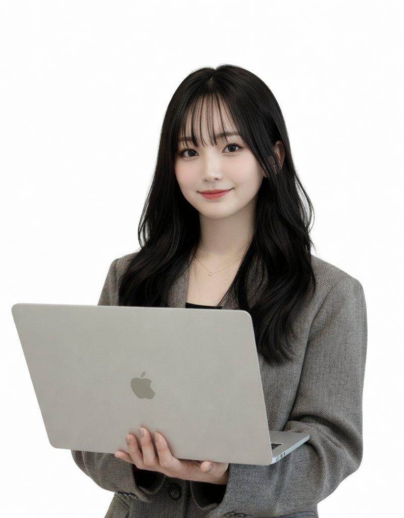 绝美光影下的韩系偶像半身像