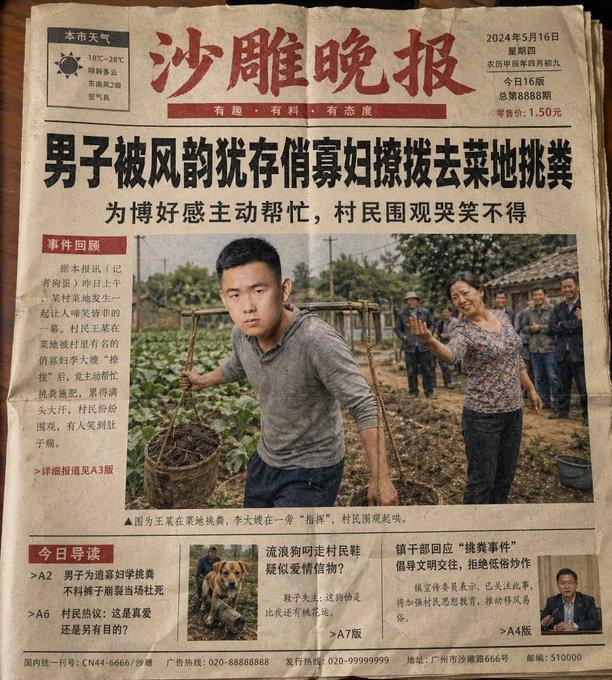 沙雕日报奇葩头版新闻图