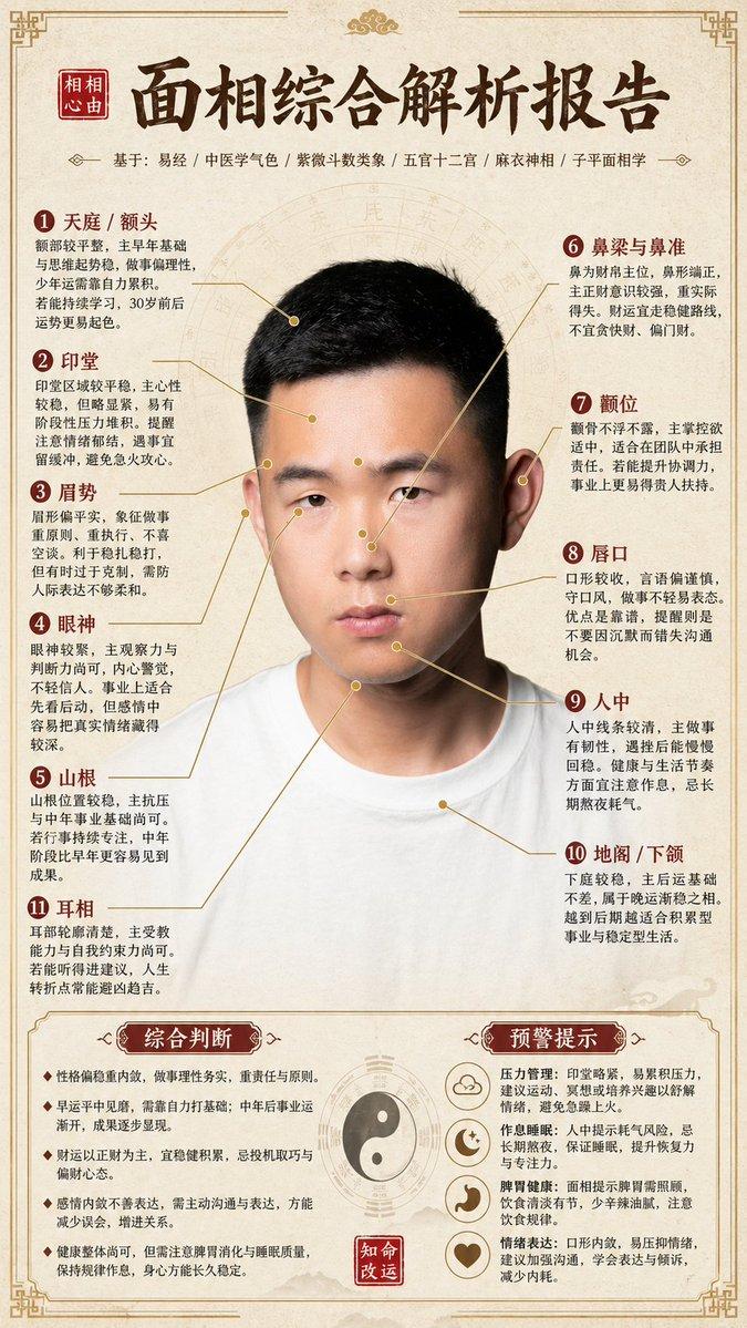 玄学大师面相精批图解
