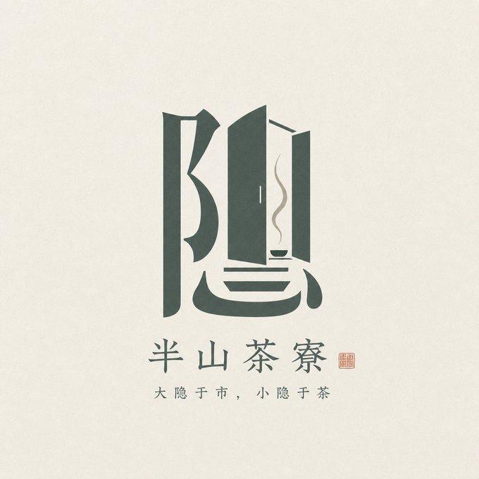 《汉字意象徽记》中国风logo