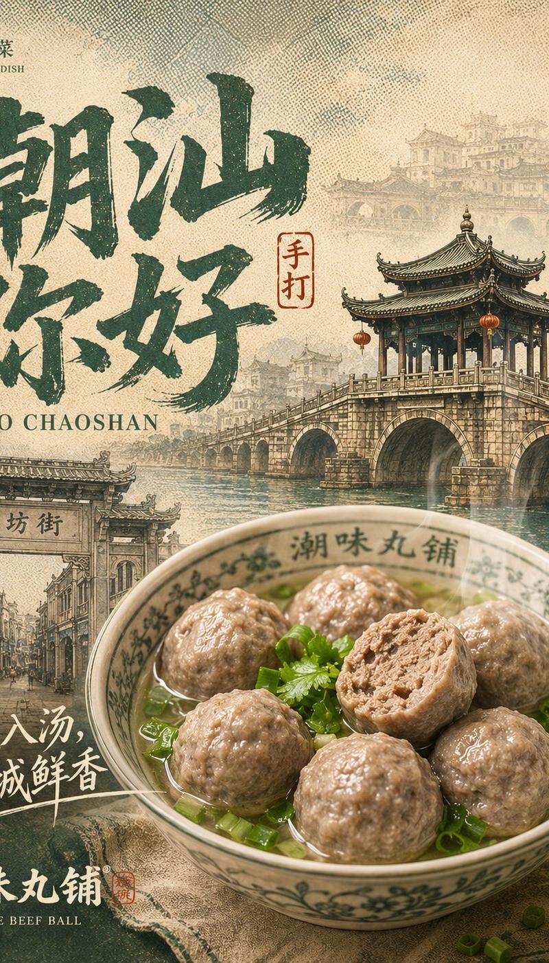 城市味觉档案一城一菜系列海报生成