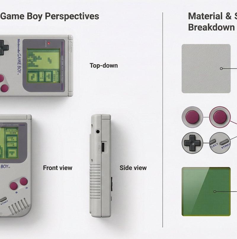 经典GameBoy俄罗斯方块拆解展示
